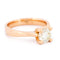 Bague 52 Bague solitaire en or rose 18k avec diamant taille brillant 58 Facettes D276D9E8A87A4272B0D009012E23364F