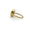 Bague 53 Farideh - Bague en or 24K et turquoise persane 58 Facettes A2007W