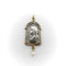 Pendentif Brother Wolf - Pendentif médaillon Virgo Maria en argent et or 14 carats perle 58 Facettes A2007T