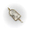 Pendentif Brother Wolf - Pendentif médaillon Virgo Maria en argent et or 14 carats perle 58 Facettes A2007T
