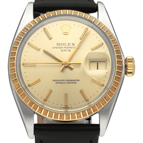 Montre Rolex Oyster Perpetual Date - Montre 1505 en or et acier 58 Facettes ROL/OPD/304