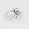 Bague 52 Hermès Croisette - Bague grand modèle en argent 58 Facettes 58FC42
