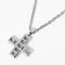 Pendentif Bvlgari Croce - Pendentif en or blanc 18k et diamants pavés 58 Facettes bbs0qdjdva