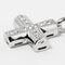 Pendentif Bvlgari Croce - Pendentif en or blanc 18k et diamants pavés 58 Facettes bbs0qdjdva
