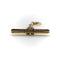 Collier Pendentif T-bar victorien en or 14K avec chaîne ovale 58 Facettes A2007P