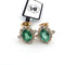 Boucles d'oreilles Boucles d’oreilles - or jaune avec émeraudes et diamants 58 Facettes 68/26 B