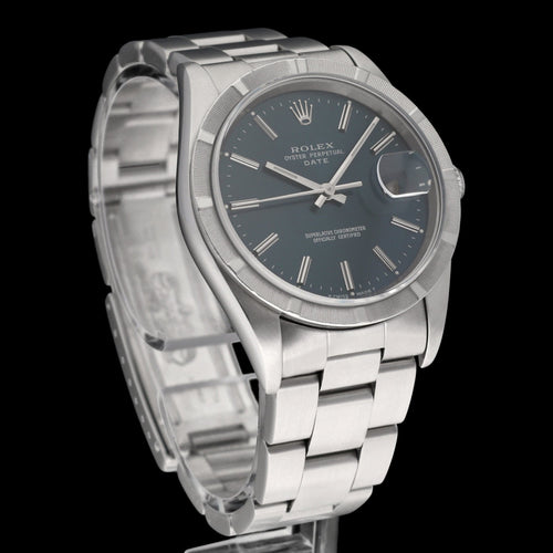 Montre Rolex Oyster Perpetual Date - Montre automatique en acier 1993 58 Facettes ROL/OPD/255