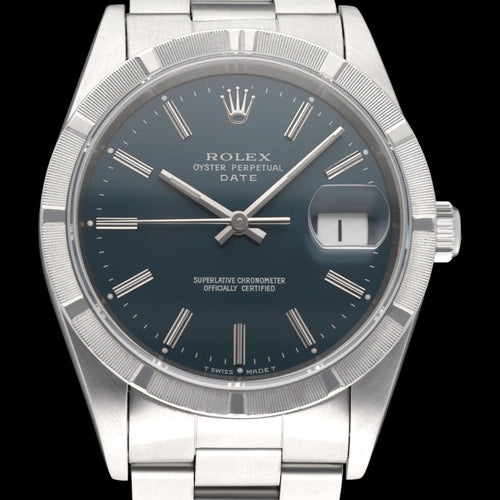 Montre Rolex Oyster Perpetual Date - Montre automatique en acier 1993 58 Facettes ROL/OPD/255