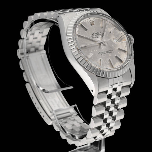 Montre Rolex Datejust - Montre 36 mm en acier, cadran gris Tropical Linen, 1987 58 Facettes ROL/DJ1/1169