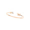 Bracelet Bracelet manchette papillon DODO en or rose et diamants 58 Facettes UKA000128SO