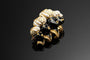 Broche Agostino Gigante - Broche des Mores en or jaune et émaux 58 Facettes spilla dei mori