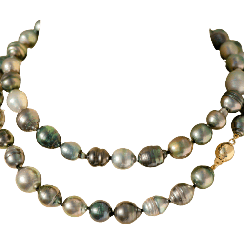 Collier Collier modulable en perles de Tahiti 9,5 mm 58 Facettes HJ250203