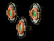 Bague 48 Ensemble Art déco - Boucles d'oreilles et bague en or 14 carats 58 Facettes 8434