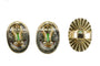 Bague 48 Ensemble Art déco - Boucles d'oreilles et bague en or 14 carats 58 Facettes 8434