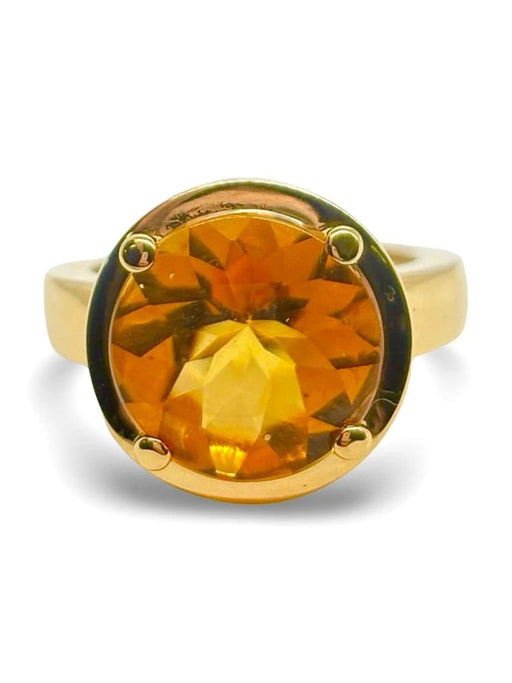 Bague 50 Poiray Filles - Bague en or jaune et citrine 58 Facettes 1281