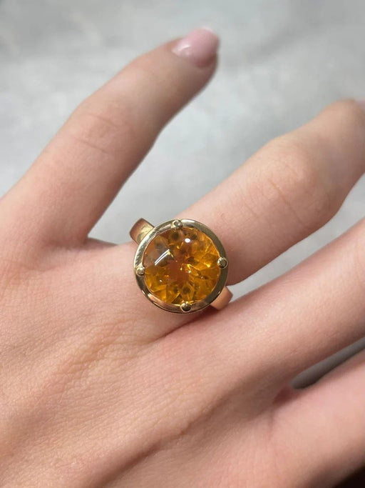 Bague 50 Poiray Filles - Bague en or jaune et citrine 58 Facettes 1281