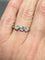 Bague 51 Bague trilogie en or blanc et diamants 58 Facettes Bague