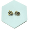 Boucles d'oreilles entrelacées en or jaune 18 carats 58 Facettes 260055