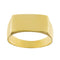 Bague chevalière homme rectangulaire en or jaune 58 Facettes 29999