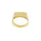 Bague chevalière homme rectangulaire en or jaune 58 Facettes 29999
