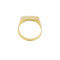 Bague chevalière homme rectangulaire en or jaune 58 Facettes 29999