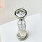 Bague 52 Bague halo vintage en or blanc avec grand solitaire 58 Facettes 1849