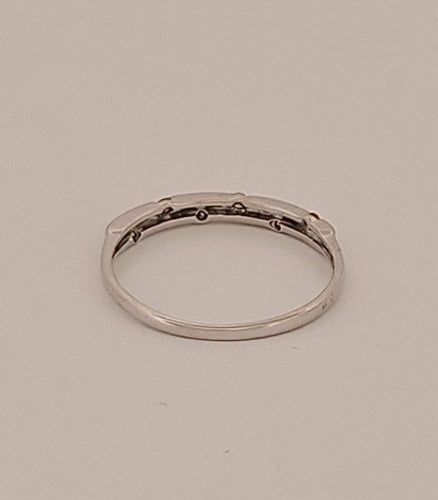 Bague 52 Alliance - Bague en or blanc 18 carats brillants 58 Facettes 3042194