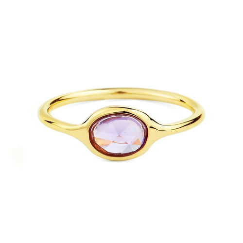 Bague 57 Love More - Bague en or 18K et saphir rose 58 Facettes GBR1206YK58