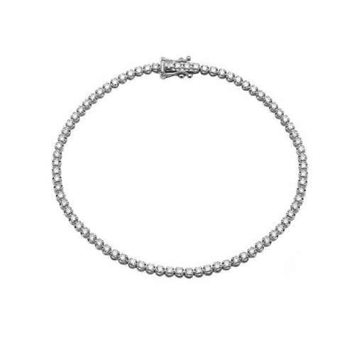Bracelet Aitches Disco - Bracelet tennis en or blanc 18K et diamants 58 Facettes GBT1330WG