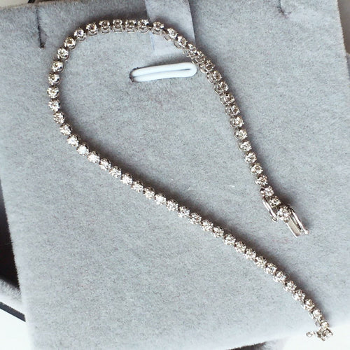 Bracelet Aitches Disco - Bracelet tennis en or blanc 18K et diamants 58 Facettes GBT1330WG