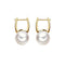 Boucles d'oreilles Underwater - Créoles en or 18K et perles Akoya 58 Facettes GER1320YG