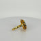 Bague 52 Bague vintage en or jaune 14 carats et topaze bleue 58 Facettes 2604029