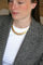 Collier Collier victorien draperie collerette en or jaune 58 Facettes