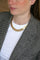 Collier Collier victorien draperie collerette en or jaune 58 Facettes