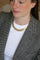 Collier Collier victorien draperie collerette en or jaune 58 Facettes