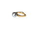 Bague 54 Dinh Van - Bague Boule en or jaune et hématite 58 Facettes