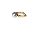 Bague 54 Dinh Van - Bague Boule en or jaune et or blanc 58 Facettes