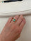 Bague Bague cocktail en or jaune 18 ct et émeraude 58 Facettes ring