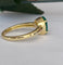 Bague Bague cocktail en or jaune 18 ct et émeraude 58 Facettes ring