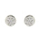Boucles d'oreilles Boucles d'oreilles puces en or blanc et diamants 0,32 ct 58 Facettes 39409