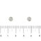 Boucles d'oreilles puces en or blanc et diamants 0,32 ct 58 Facettes 39409