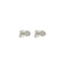 Boucles d'oreilles puces en or blanc et diamants 0,32 ct 58 Facettes 39409