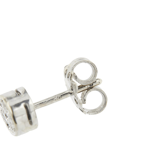 Boucles d'oreilles Boucles d'oreilles puces en or blanc et diamants 0,32 ct 58 Facettes 39409