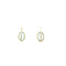 Boucles d'oreilles dormeuses en or jaune et topazes 58 Facettes 40918