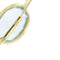 Boucles d'oreilles dormeuses en or jaune et topazes 58 Facettes 40918