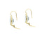 Boucles d'oreilles dormeuses en or jaune et topazes 58 Facettes 40918