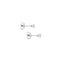 Boucles d'oreilles puces en or blanc et diamants 0,20 ct 58 Facettes 39411