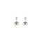 Boucles d'oreilles puces en or blanc et diamants 0,20 ct 58 Facettes 39411