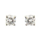 Boucles d'oreilles puces en or blanc et diamants 0,20 ct 58 Facettes 39411