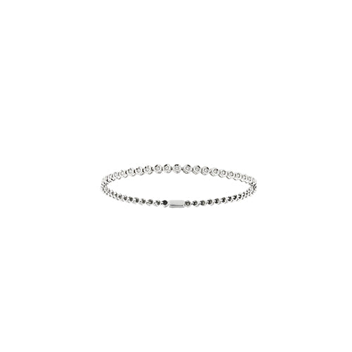 Bracelet tennis Cipollina en or blanc et diamants 0,90 ct 58 Facettes 41861